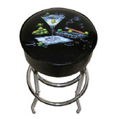 Michael Godard Olive Party II Bar Stool 30